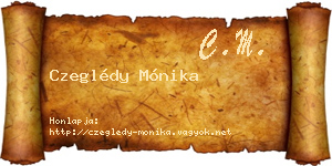 Czeglédy Mónika névjegykártya